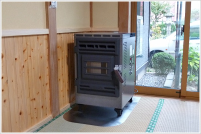 [写真]S様宅 ペレットストーブ設置イメージ