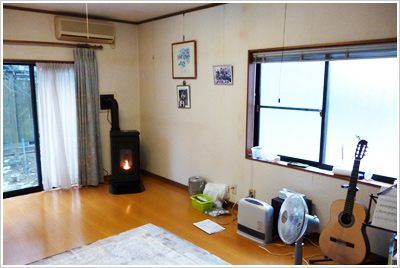 [写真]NKO様宅 ペレットストーブ設置イメージ