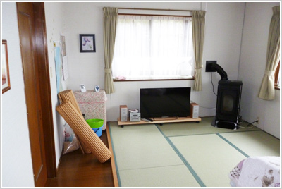 [写真]O様宅 ペレットストーブ設置イメージ