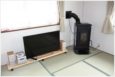 [写真]O様宅 ペレットストーブ設置イメージ