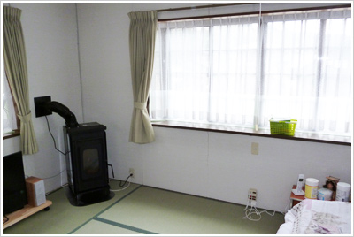 [写真]O様宅 ペレットストーブ設置イメージ